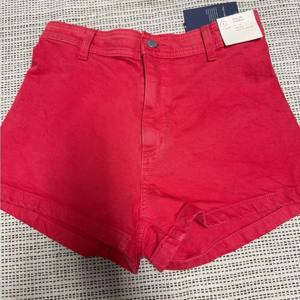 3/$20🍁SALE! Universal Thread Women's High Waist Sailor Shorts Vintage Red